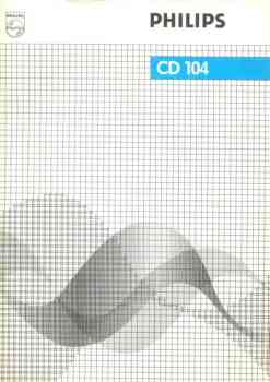 Philips cd-104 owners manual PDF (German)